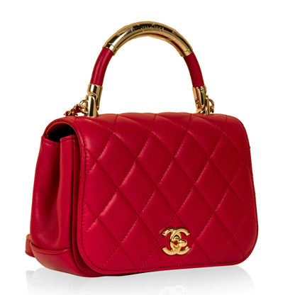 Chanel Chic Carry Top Handle Small - Fuschia