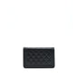 Chanel Boy Wallet On Chain Caviar Black Ruthenium Sliver Hardware (Microchip