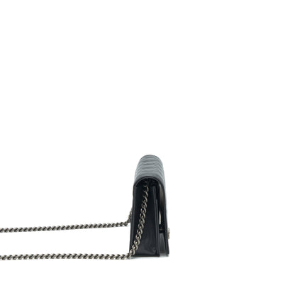 Chanel Boy Caviar Black Chain Crossbody Style 4