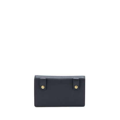 Dior Saddle Belt Pouch Grained Calfskin Black
