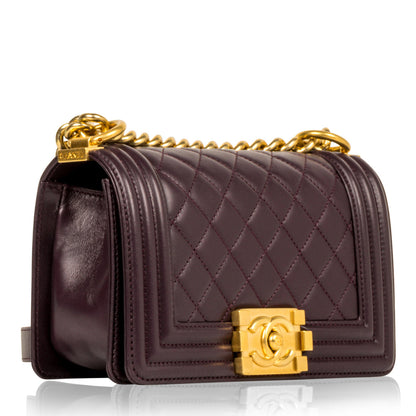 Chanel Boy Bag Lambskin Black Shoulder Bag Style 72