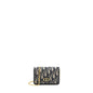 Dior 30 Montaign Nano pouch with Chain Blue Oblique jacquard