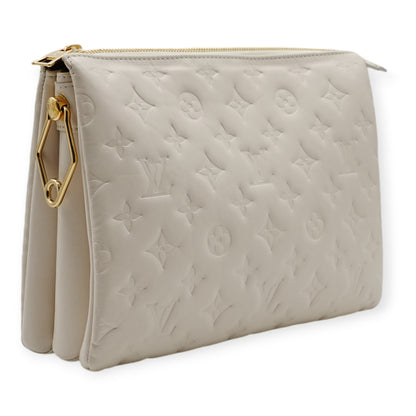 Louis Vuitton Coussin White Crossbody Bag - '20s