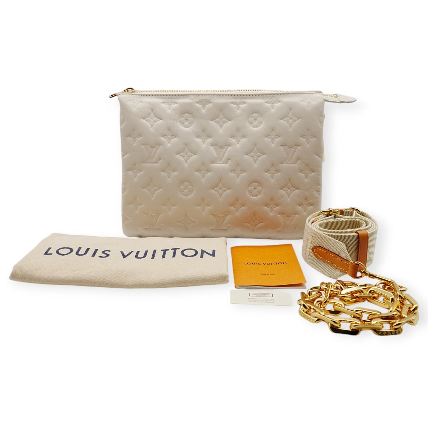 Louis Vuitton Coussin White Crossbody Bag - '20s