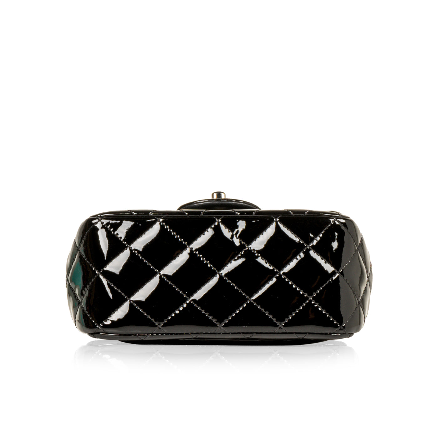 Chanel Classic Flap Patent Leather Black Shoulder Bag Style 13