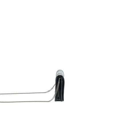 Dior Diorama Wallet on Chain Metallic Black