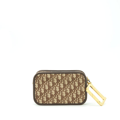 Dior Diorquake Pouch Brown Oblique Canvas