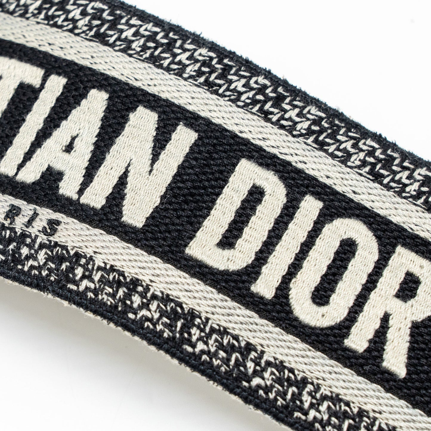 Dior Shoulder Strap Oblique Canvas Black