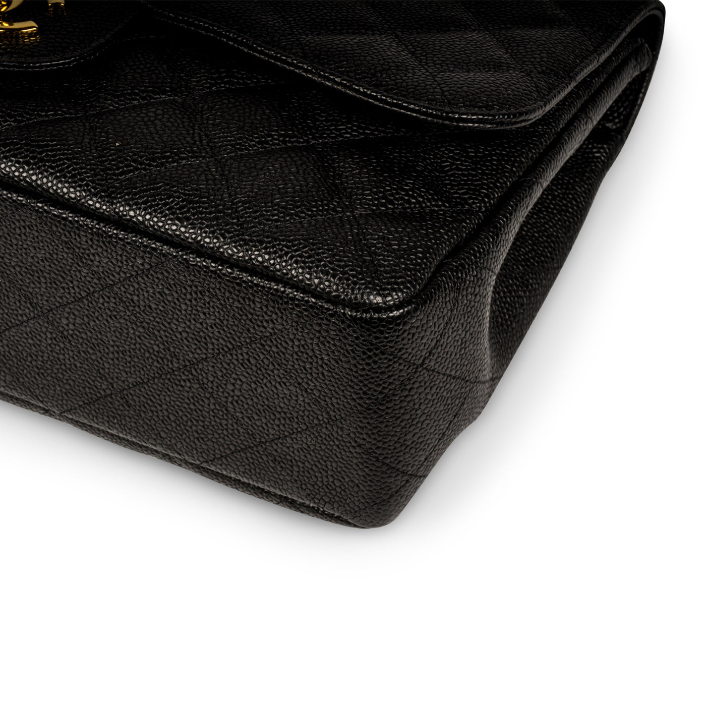 Chanel Classic Flap Caviar Black Shoulder Bag Style 125