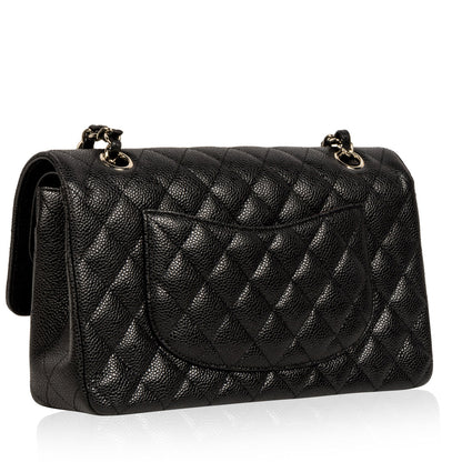Chanel Classic Flap Caviar Black Shoulder Bag Style 94