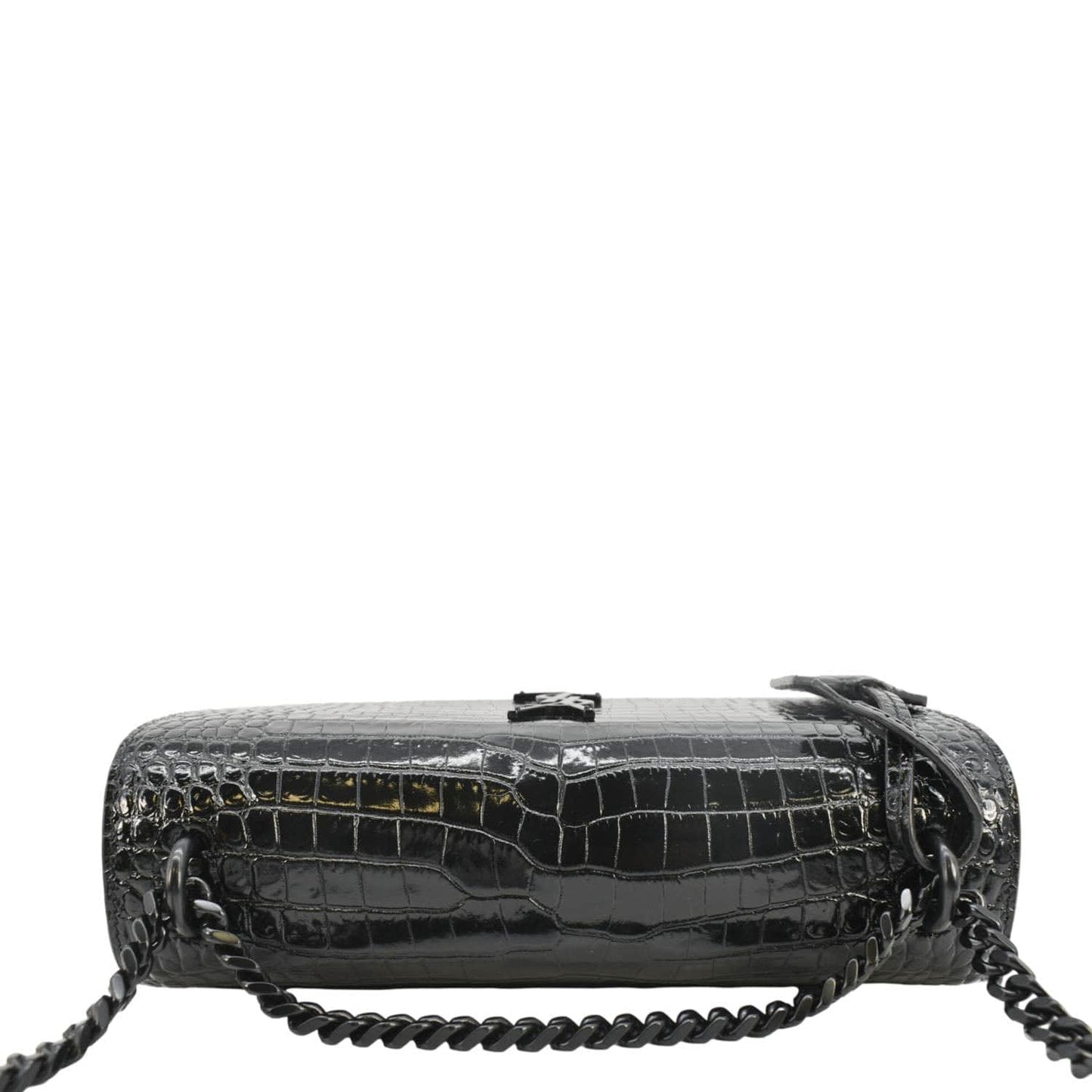 Saint Laurent Sunset Leather Black Crossbody Leather