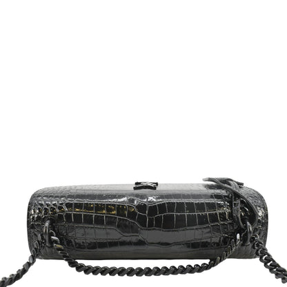 Saint Laurent Sunset Leather Black Crossbody Leather