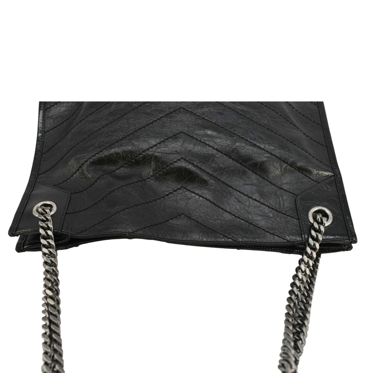 Saint Laurent Niki Leather Black Tote Bag Style 3