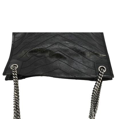 Saint Laurent Niki Leather Black Tote Bag Style 3