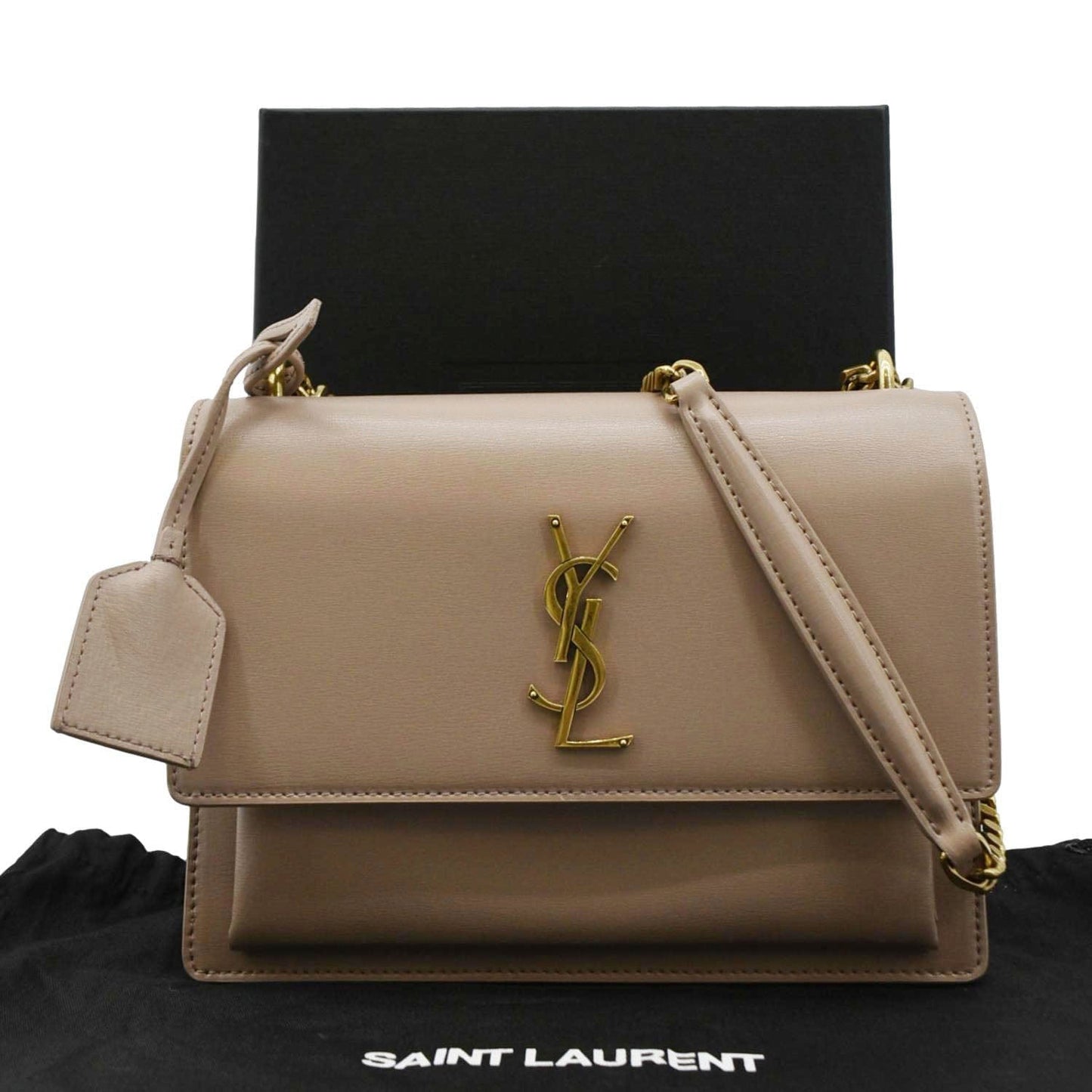 Saint Laurent Sunset Leather Red Shoulder Bag Leather
