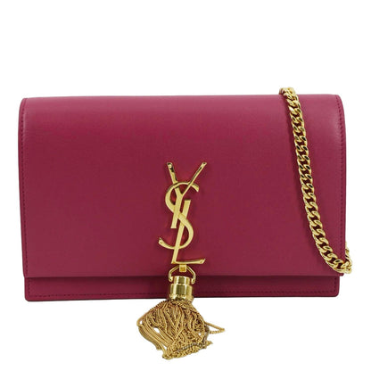 Saint Laurent Kate Leather Red Crossbody Style 9