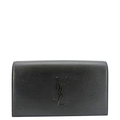 Saint Laurent Kate Leather Black Shoulder Bag Style 16