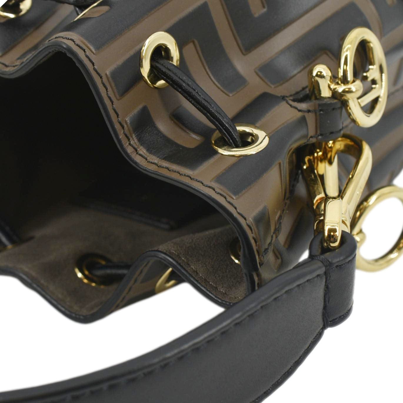 Fendi Mon Tresor Leather Brown Crossbody Style 2