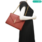 Saint Laurent Envelope Leather Red Shoulder Bag Style 15