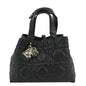 CHRISTIAN DIOR Medium Toujours Leather Shoulder Bag Black