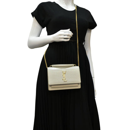 Saint Laurent Sunset Leather Red Crossbody Style 8