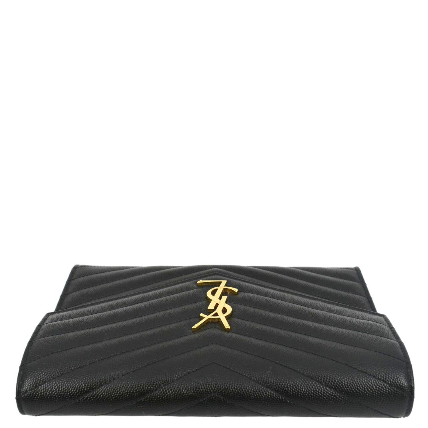 Saint Laurent Leather Black Clutch Style 2
