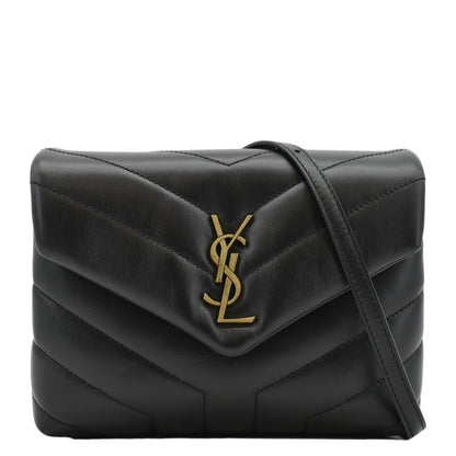 Saint Laurent Loulou Leather Black Crossbody Style 13