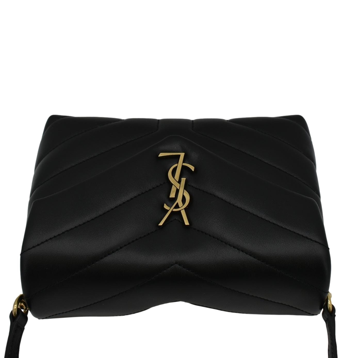 Saint Laurent Loulou Leather Black Crossbody Style 13