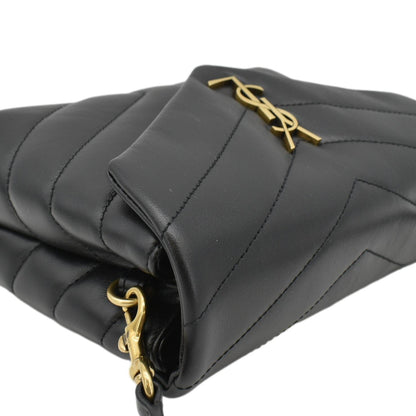 Saint Laurent Loulou Leather Black Crossbody Style 13