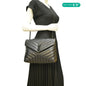 Saint Laurent Loulou Leather Black Crossbody Style 12