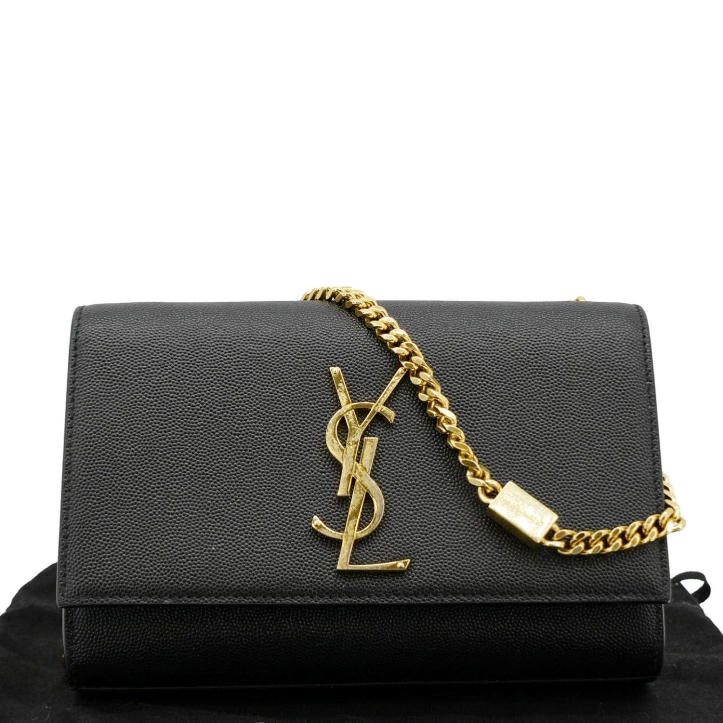 Saint Laurent Kate Leather Black Crossbody Style 21