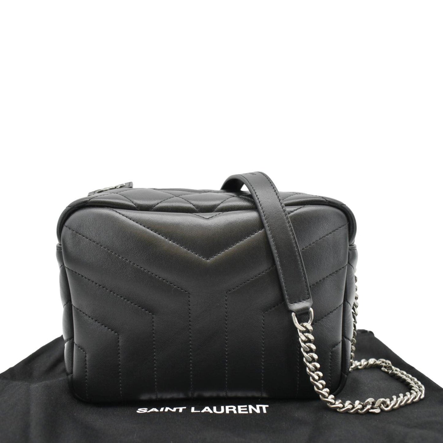 Saint Laurent Loulou Quilted Black Crossbody