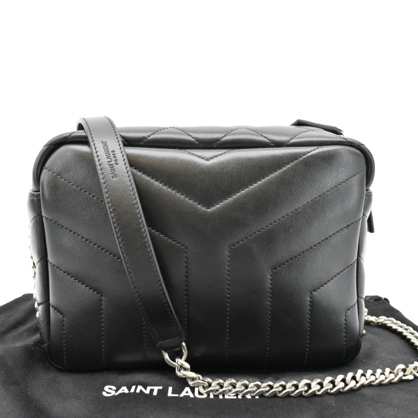 Saint Laurent Loulou Quilted Black Crossbody