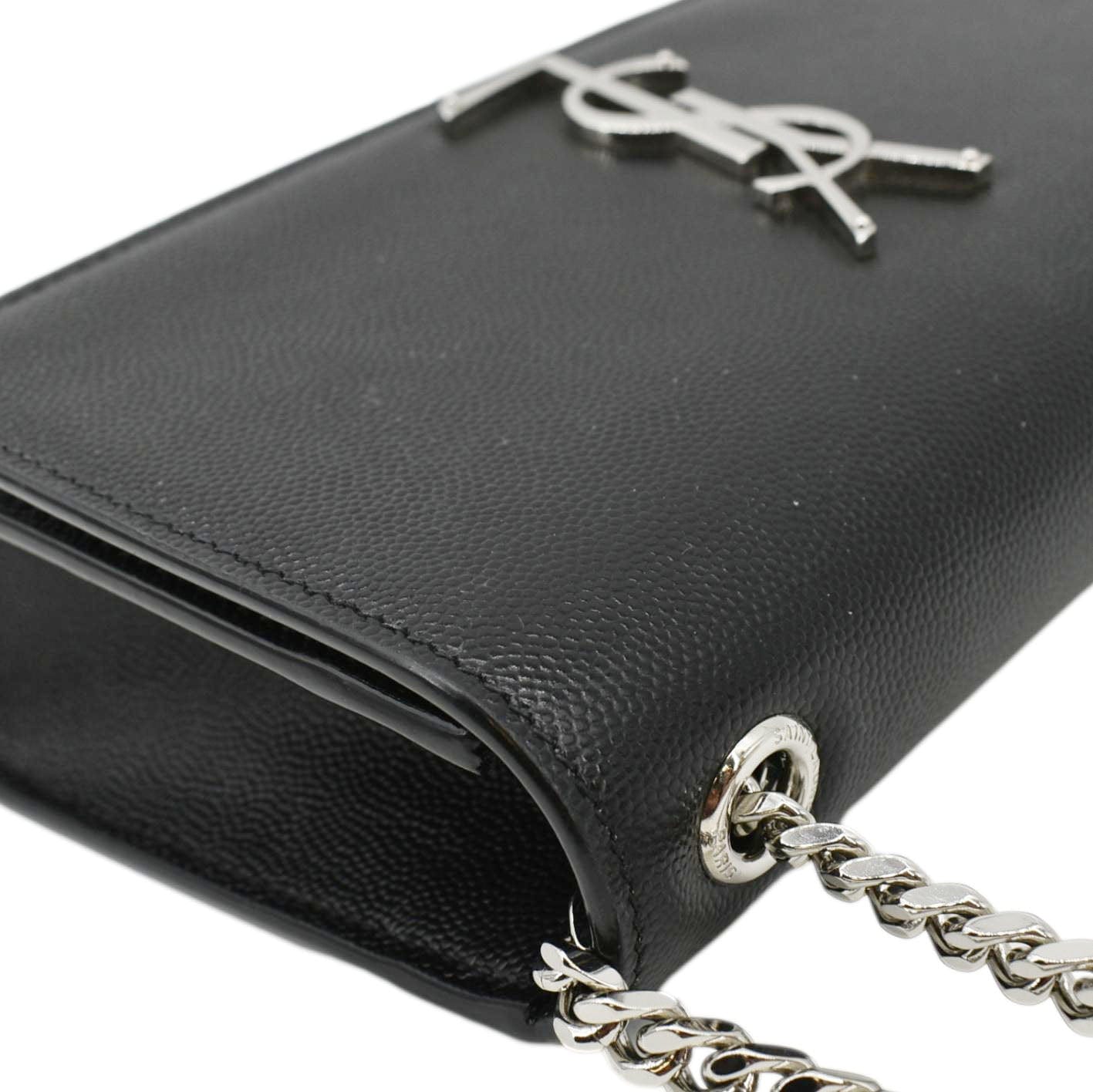 Saint Laurent Kate Leather Black Crossbody Style 20