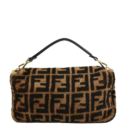 Fendi Tote Canvas Brown Tote Bag Style 3