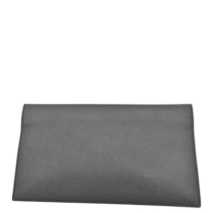 Saint Laurent Envelope Leather Black Shoulder Bag Style 24