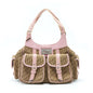 Dior Trotter Street Chic Pocket Diorissimo Hobo Purse Canvas