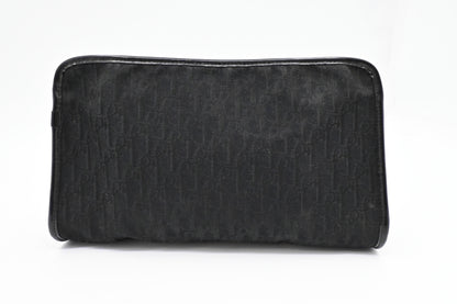 Dior Pouch in Black Oblique Canvas