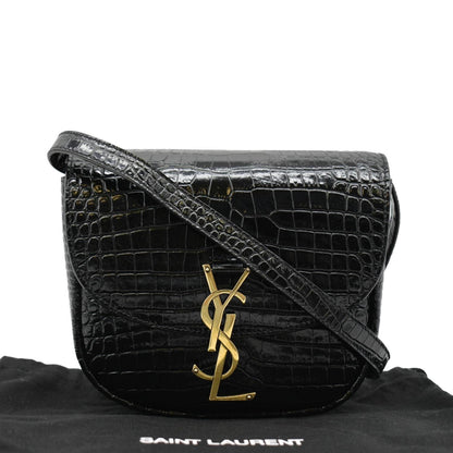 Saint Laurent Kaia Leather Black Handbag Style 2