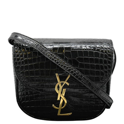 Saint Laurent Kaia Leather Black Handbag Style 2