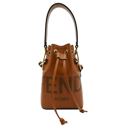 Fendi Mon Tresor Leather Brown Shoulder Bag
