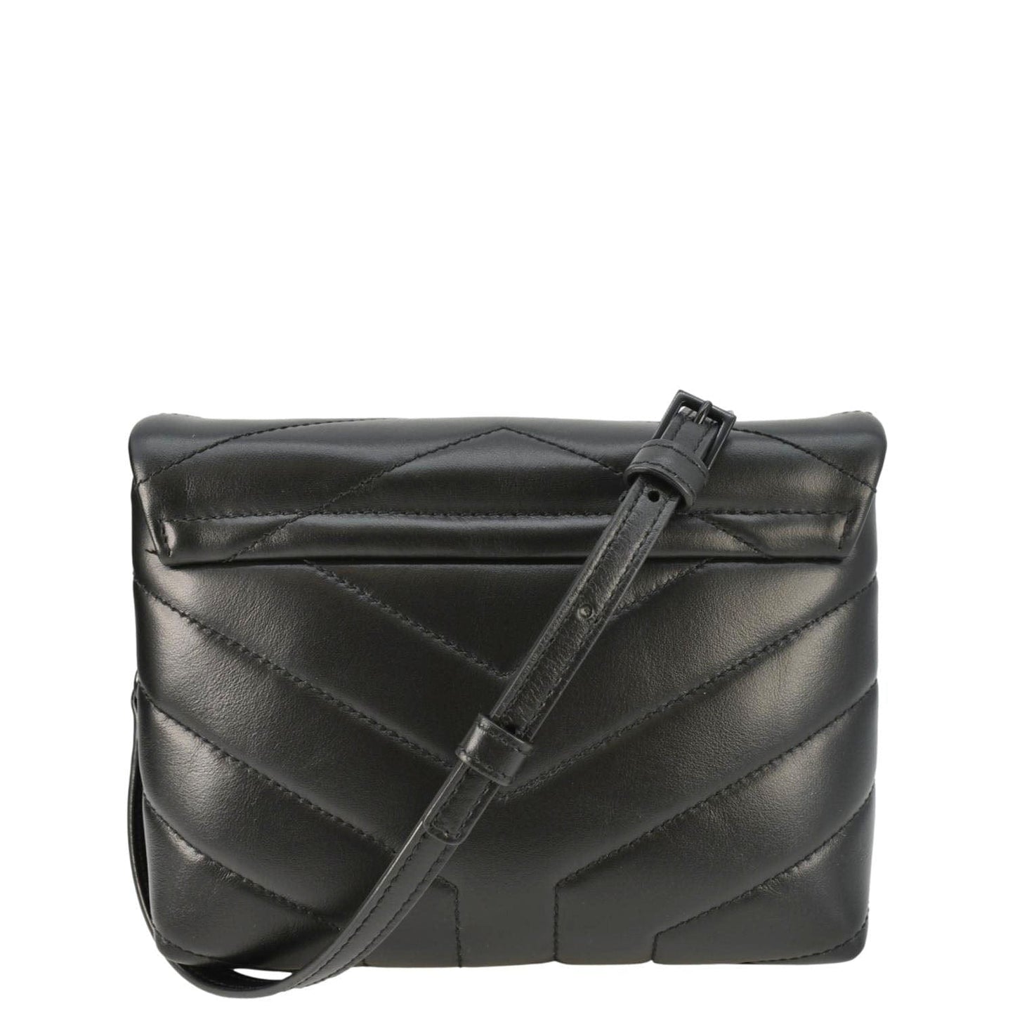 Saint Laurent Loulou Leather Black Crossbody Style 14