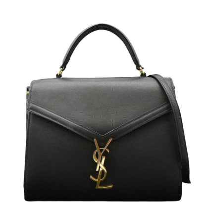 Saint Laurent Cassandra Leather Black Shoulder Bag Leather