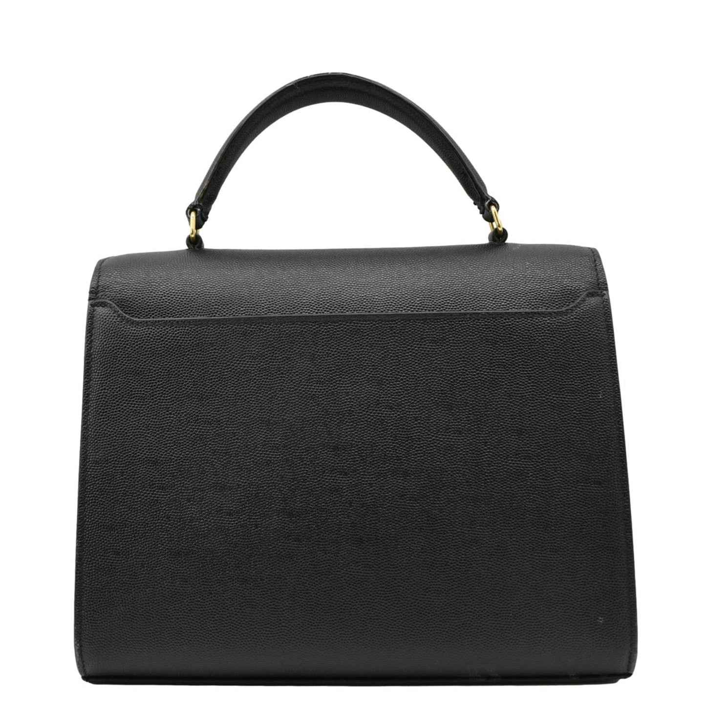 Saint Laurent Cassandra Leather Black Shoulder Bag Leather