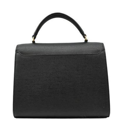 Saint Laurent Cassandra Leather Black Shoulder Bag Leather