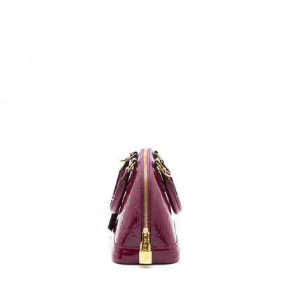 Louis Vuitton Alma BB Patent Purple GHW