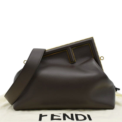 Fendi Fendi First Leather Brown Shoulder Bag