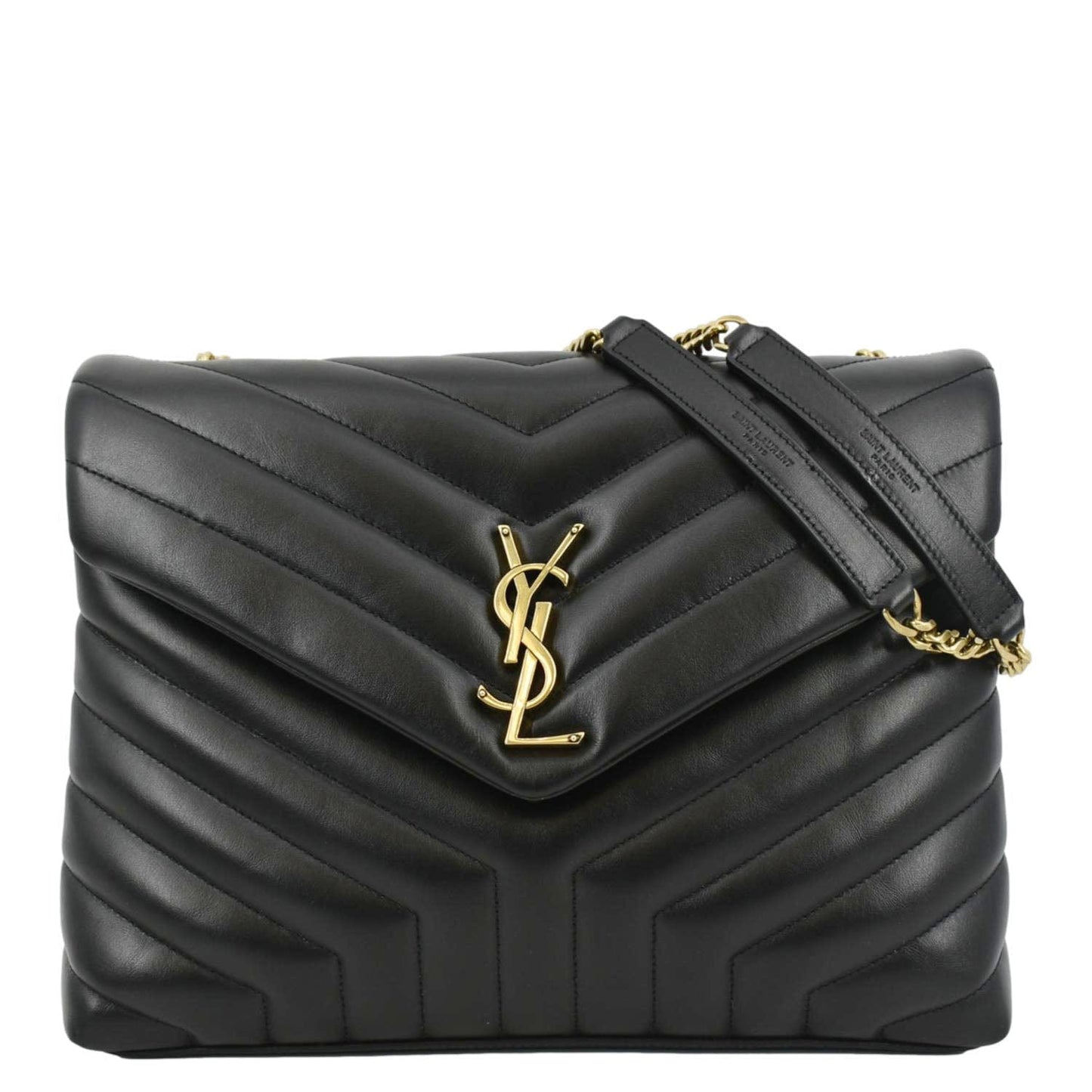 Saint Laurent Loulou Leather Black Crossbody Style 8