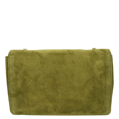 Saint Laurent Kate Suede Red Shoulder Bag
