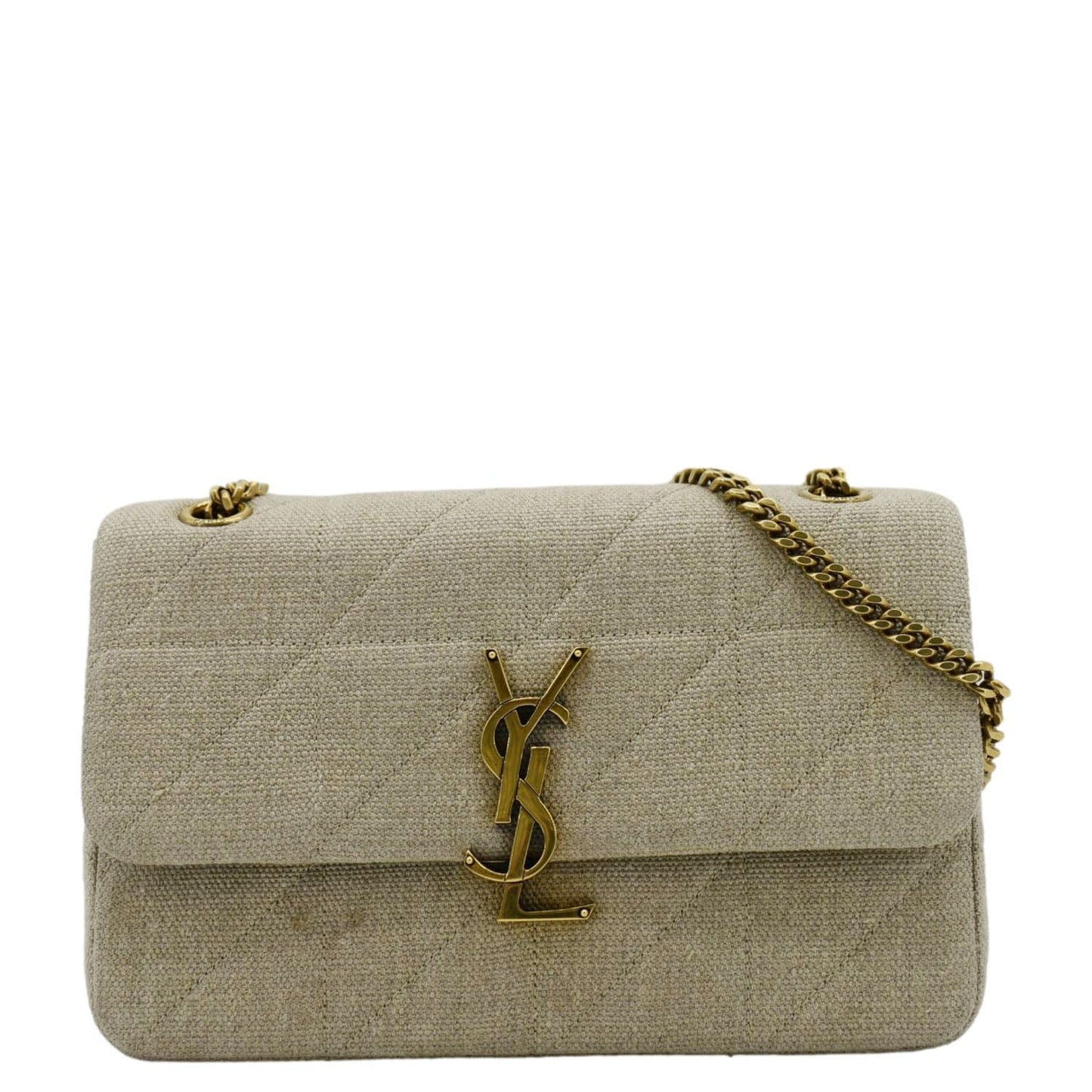 Saint Laurent Jamie Beige Shoulder Bag